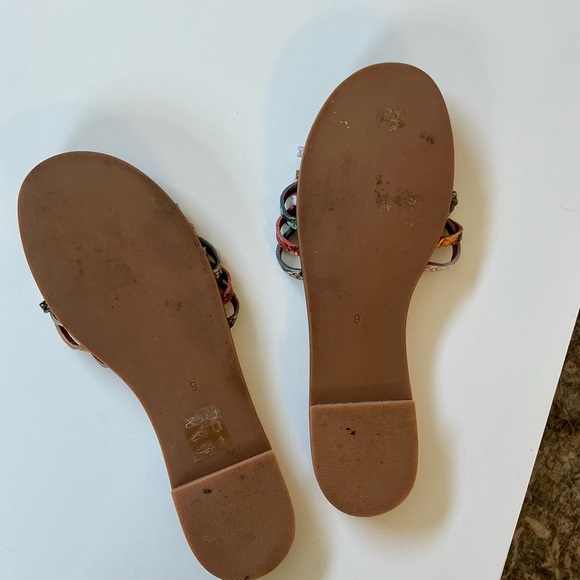 Madewell The Tracie Crisscross Sandal Sz 9 - Picture 8 of 8